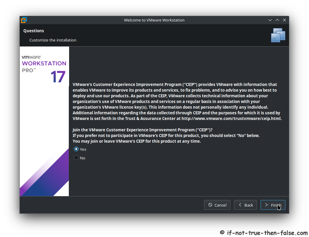VMware 的客户体验改进计划(“CEIP”)